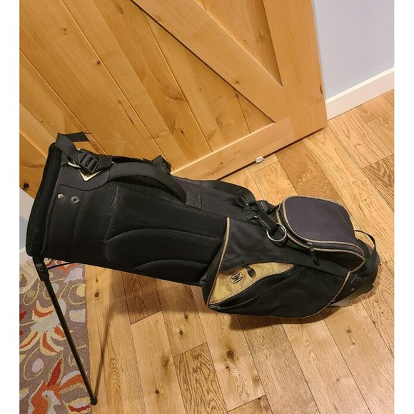 Hot Z Smirnoff Triple Black 5 way Standing Golf Club Bag. Straps & Cover - Picture 4 of 12